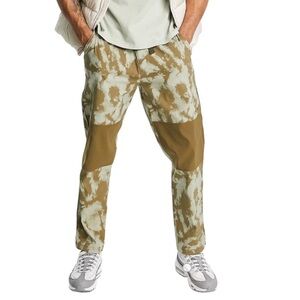 The North Face Class V belted pants green tie dye Men’s Size XL New